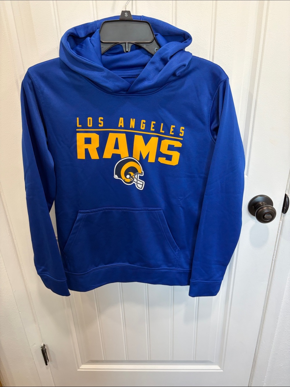 Los Angeles Rams Royal Blue Hoodie with Gold Logo